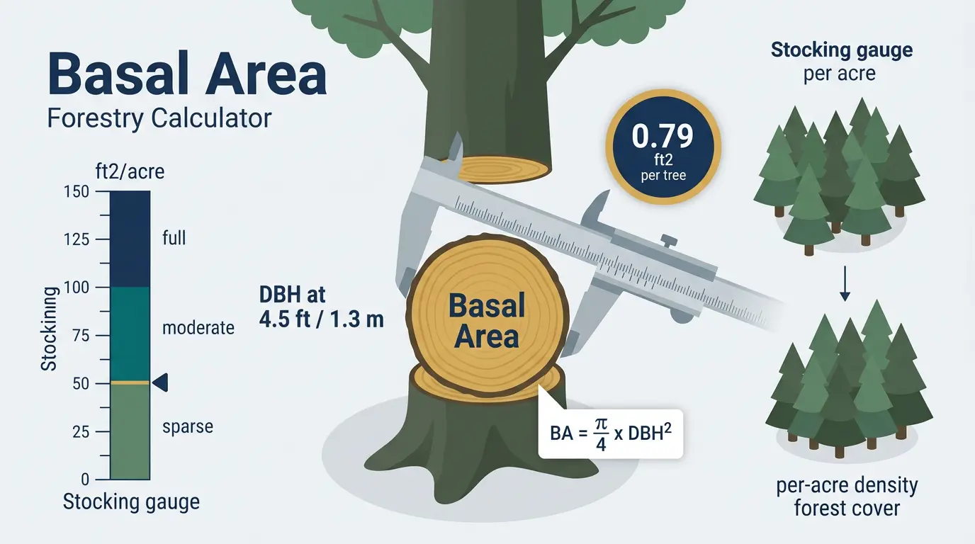 Basal Area Calculator - Illustration