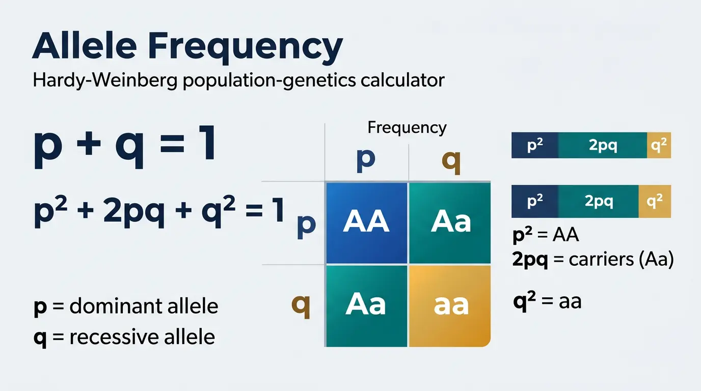 Allele Frequency Calculator - Illustration