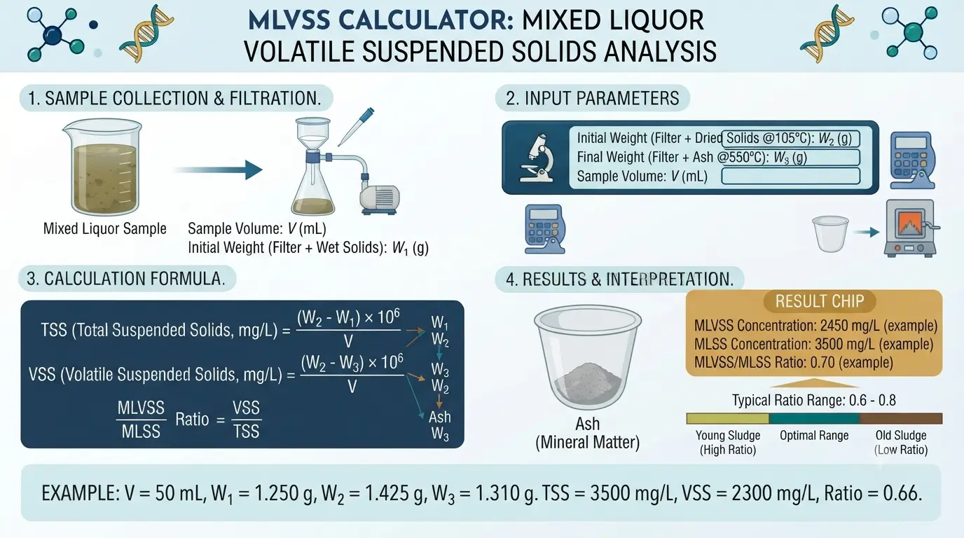 MLVSS Calculator - Illustration